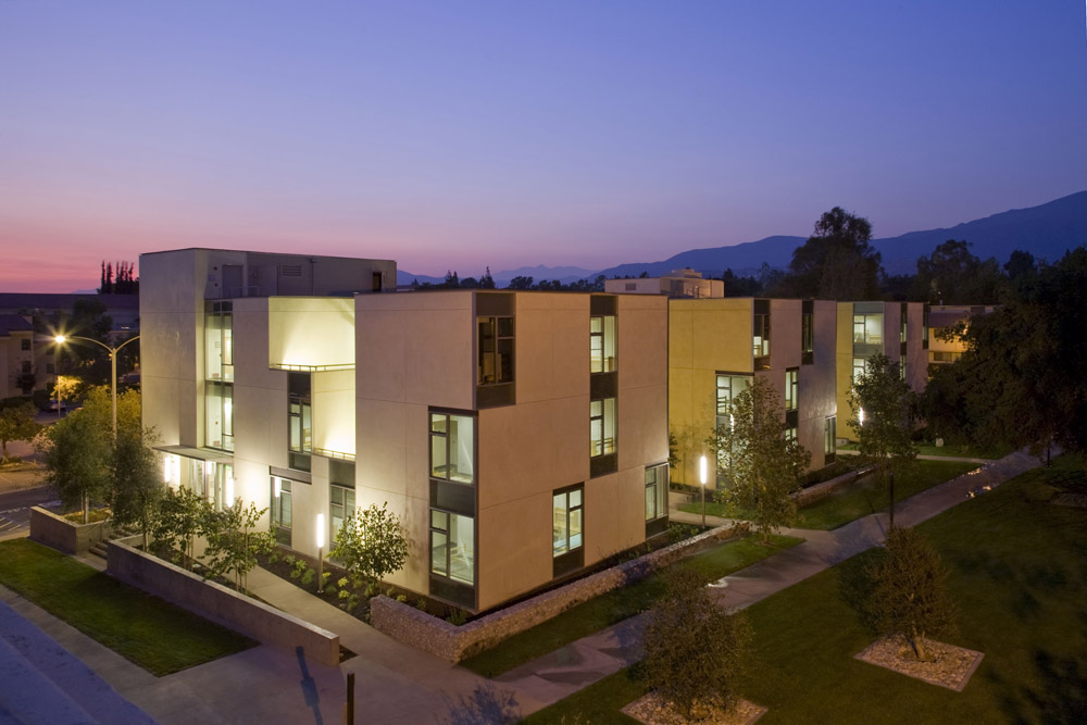 Crown Hall at night