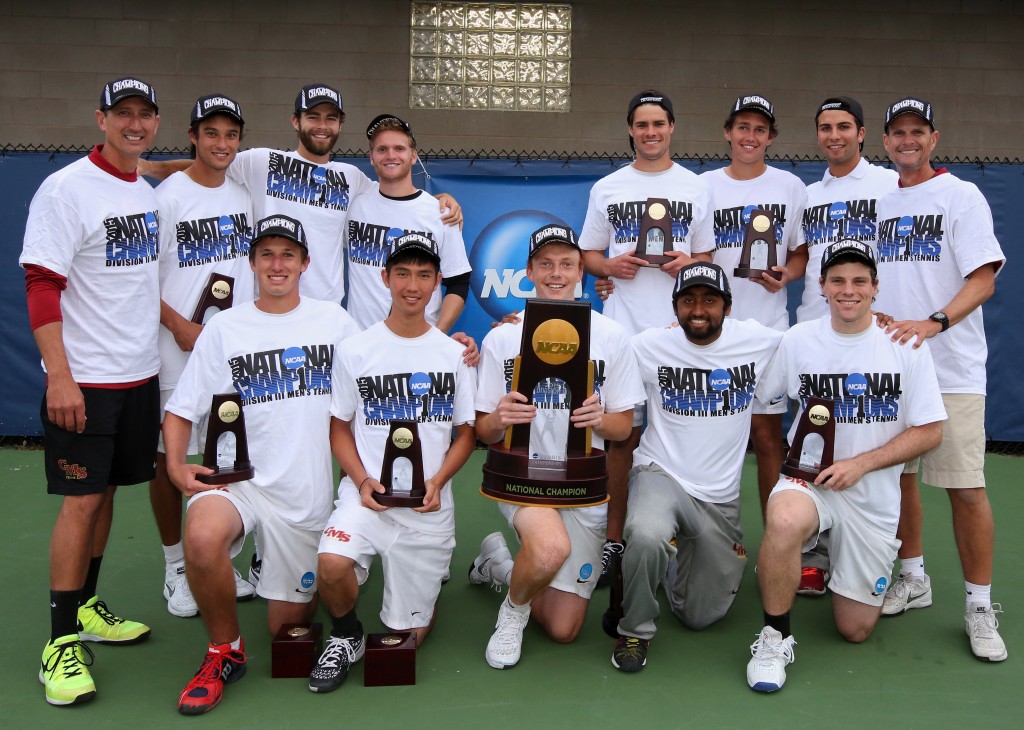 2015 NCAA D-III National Champions - CMS Men's Tennis