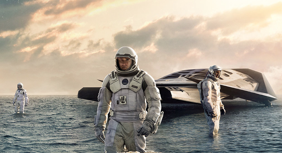 poster for Christopher Nolan's 2014 film, "Interstellar"