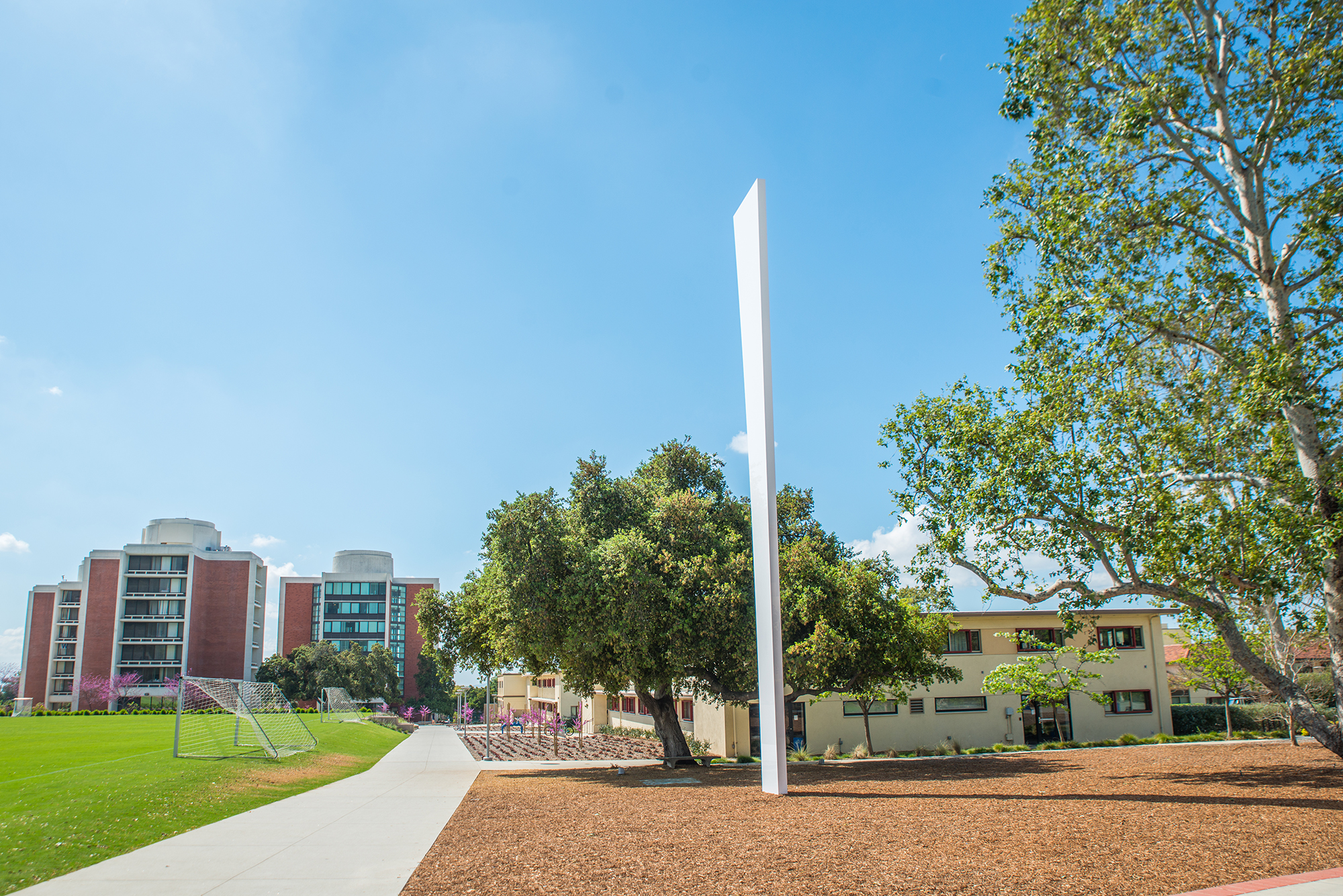 Installation on Campus of Ellsworth Kelly Totem