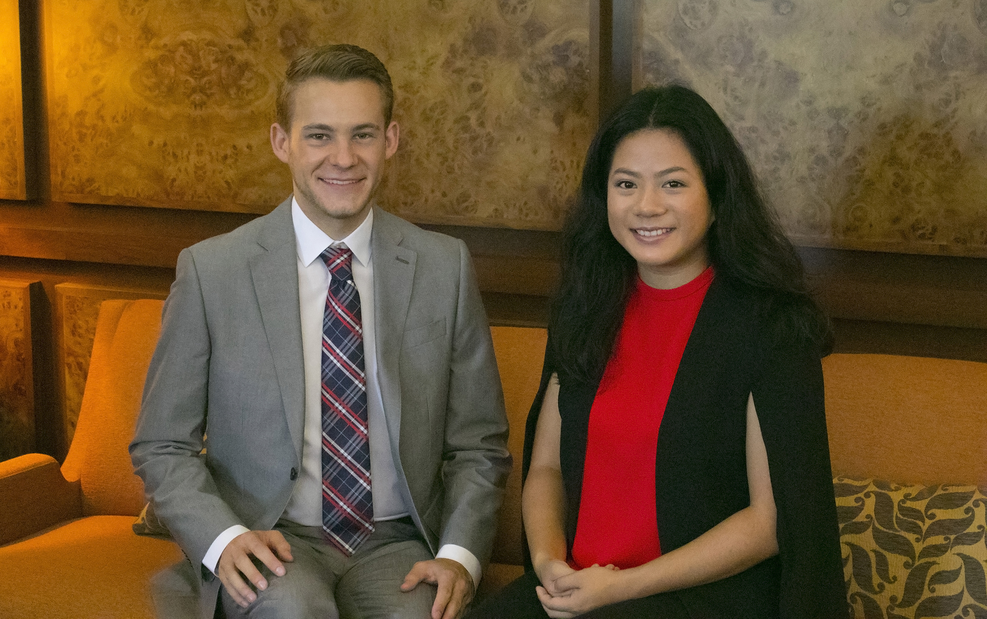 Wesley Whitaker ’18 and Isabel Lilles ’18