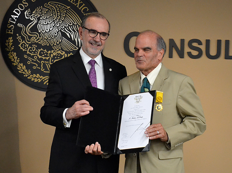 Ambassador Carlos Sada and Prof. Roderic Camp