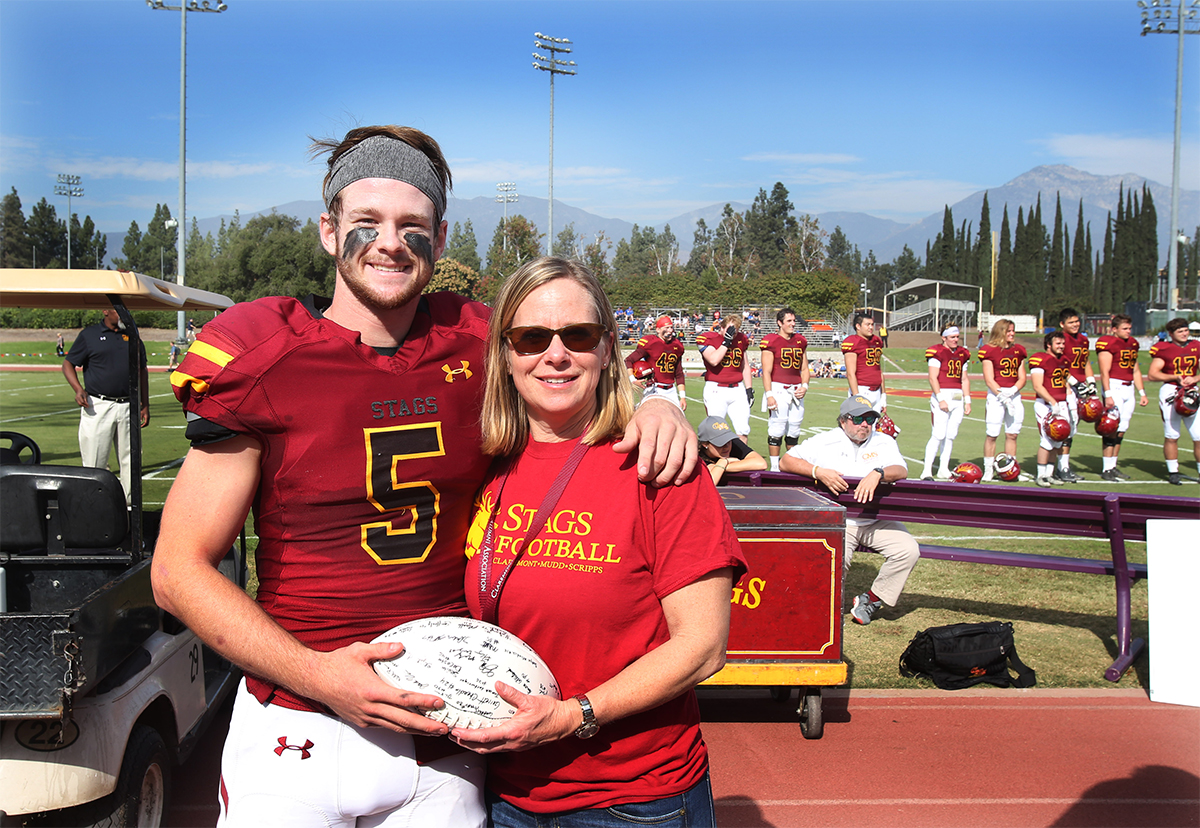 Robby Weissenfels and his mother