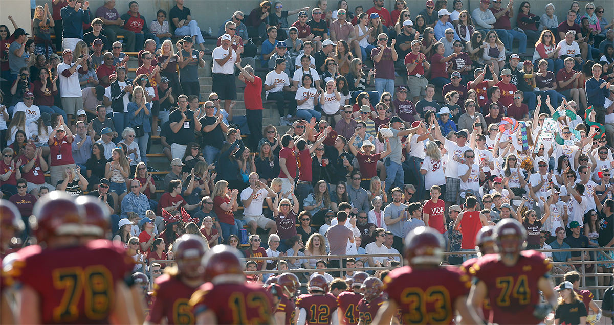 Stag fans in the stands