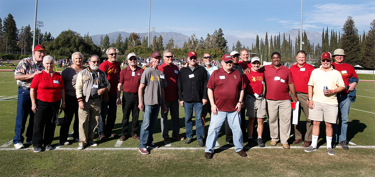 Former Stag players and friends