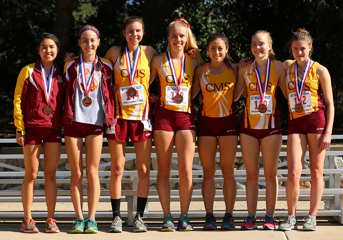 Women's team with their championship medals