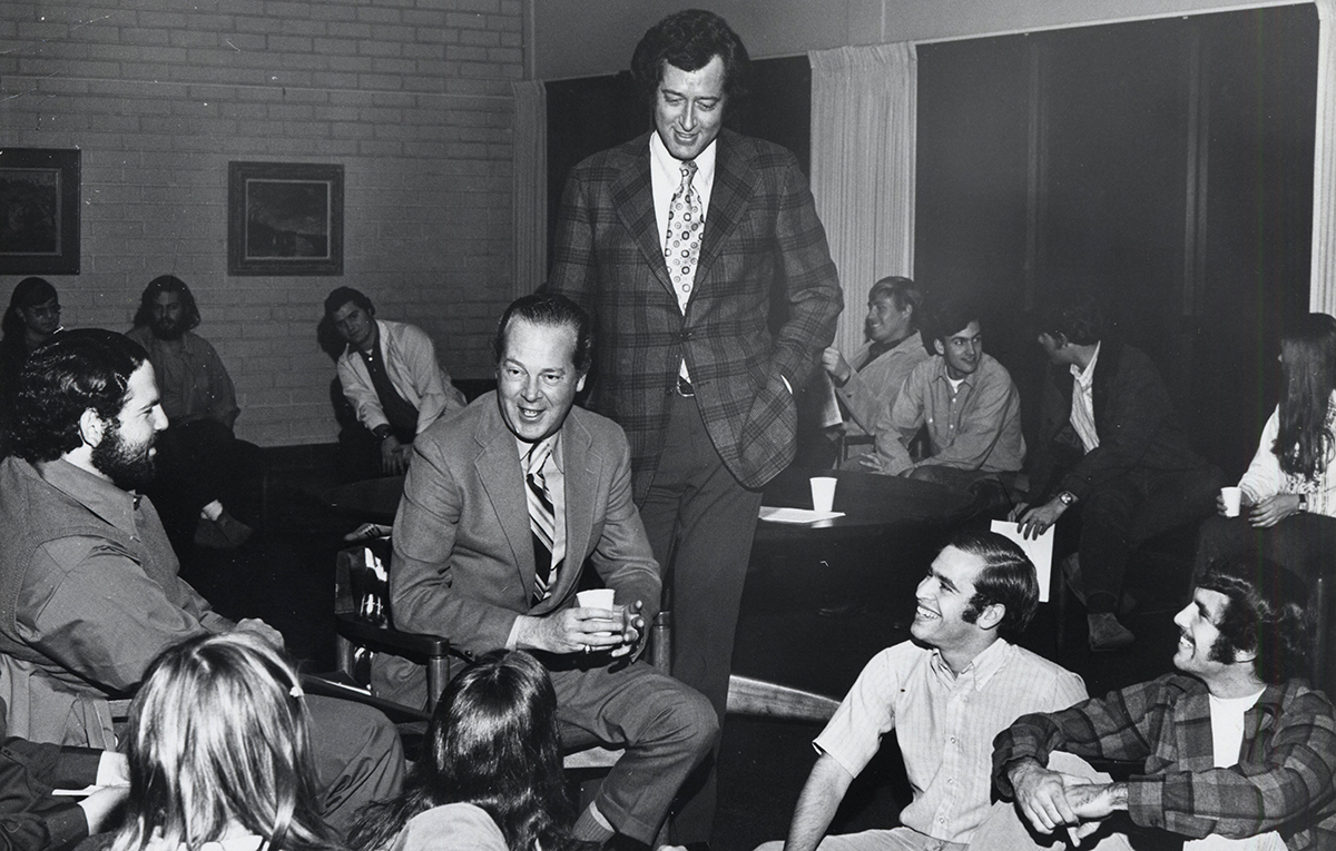 Prof. Michael Riley with director Delbert Mann