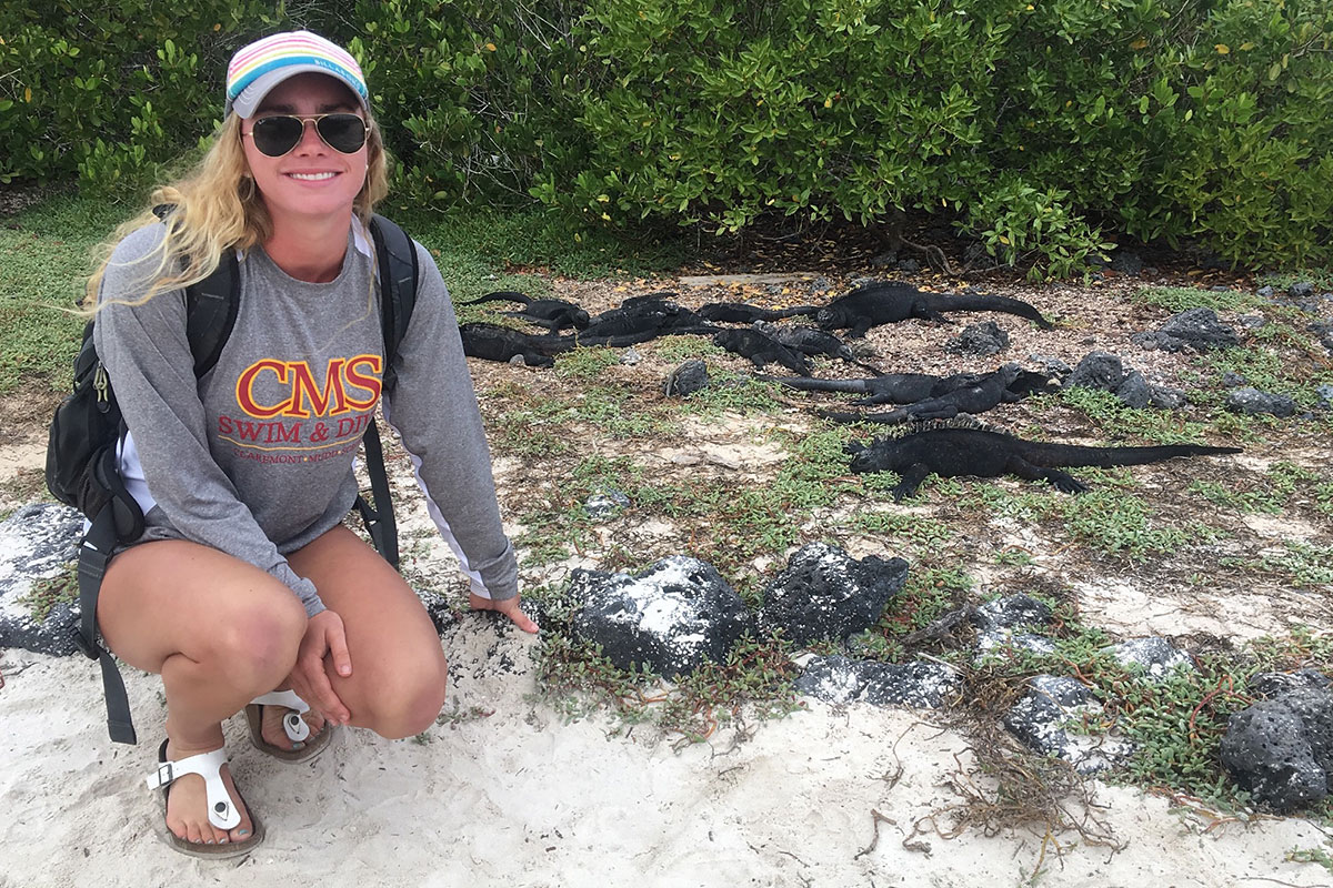 Bryn Edwards on Galapagos