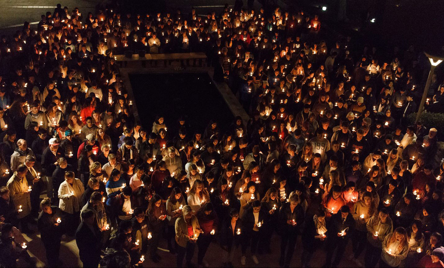 Campus vigil