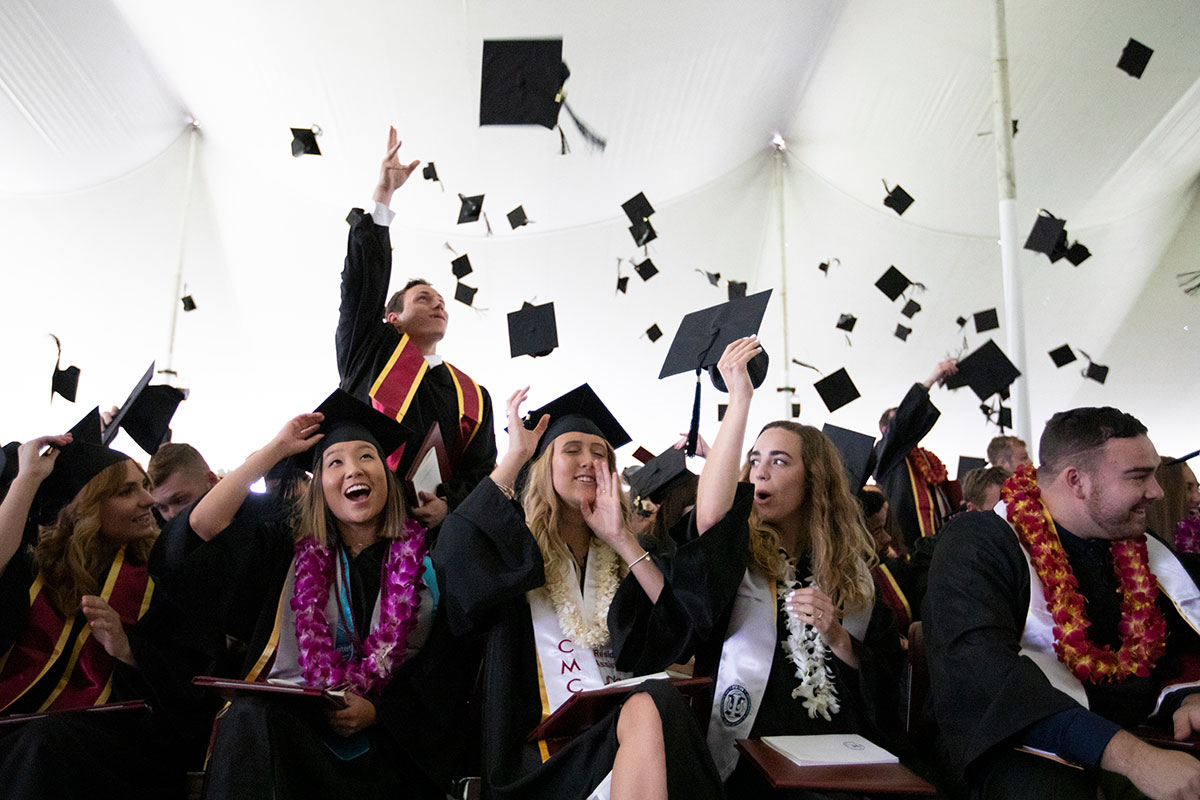 graduates celebrate