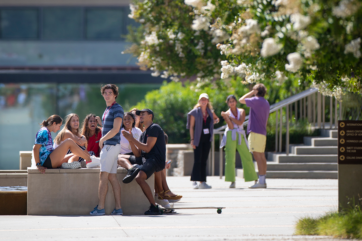 CMC students on campus