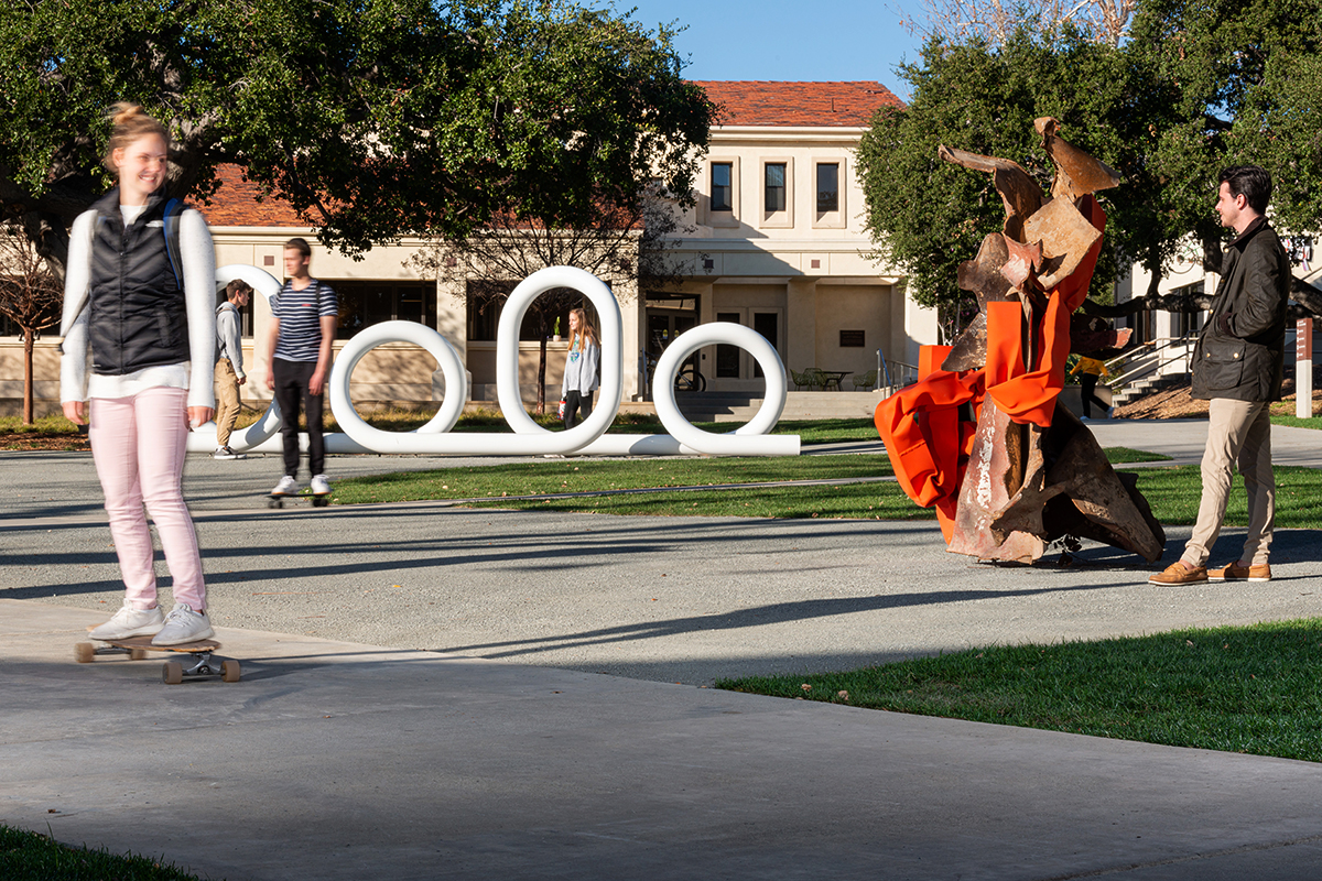 Carol Bove sculpture installation at CMC