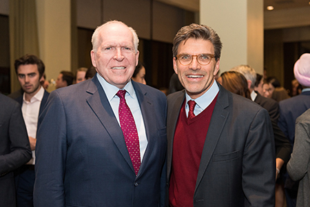 Former CIA Director John Brennan and CMC President Hiram Chodosh