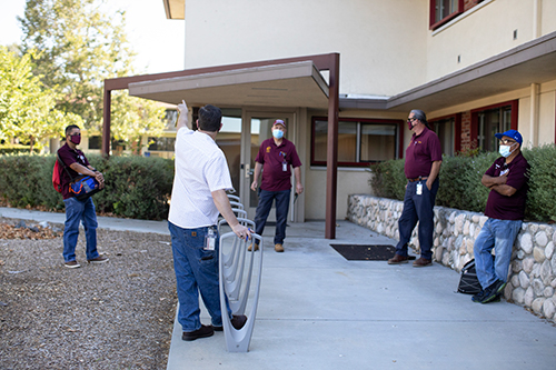 Social distancing promoted on campus