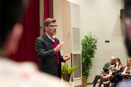 CMC President Hiram Chodosh speaking