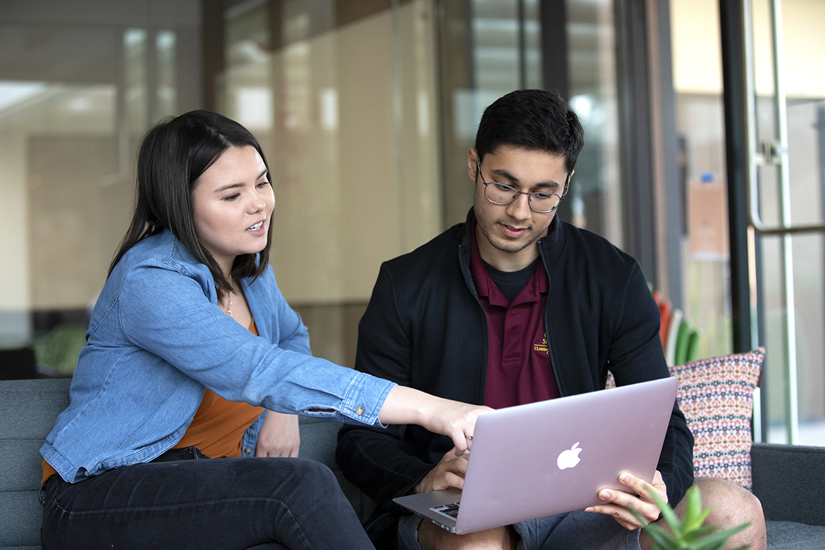 Students at the Soll Center for Student Opportunity