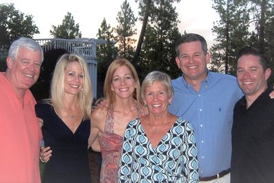 Current Jeff Sullivan ’87, Sandy Sullivan Bostic ’88, Tracy L. Sullivan Prock 90, and Lt. Col. Michael Sullivan ’94