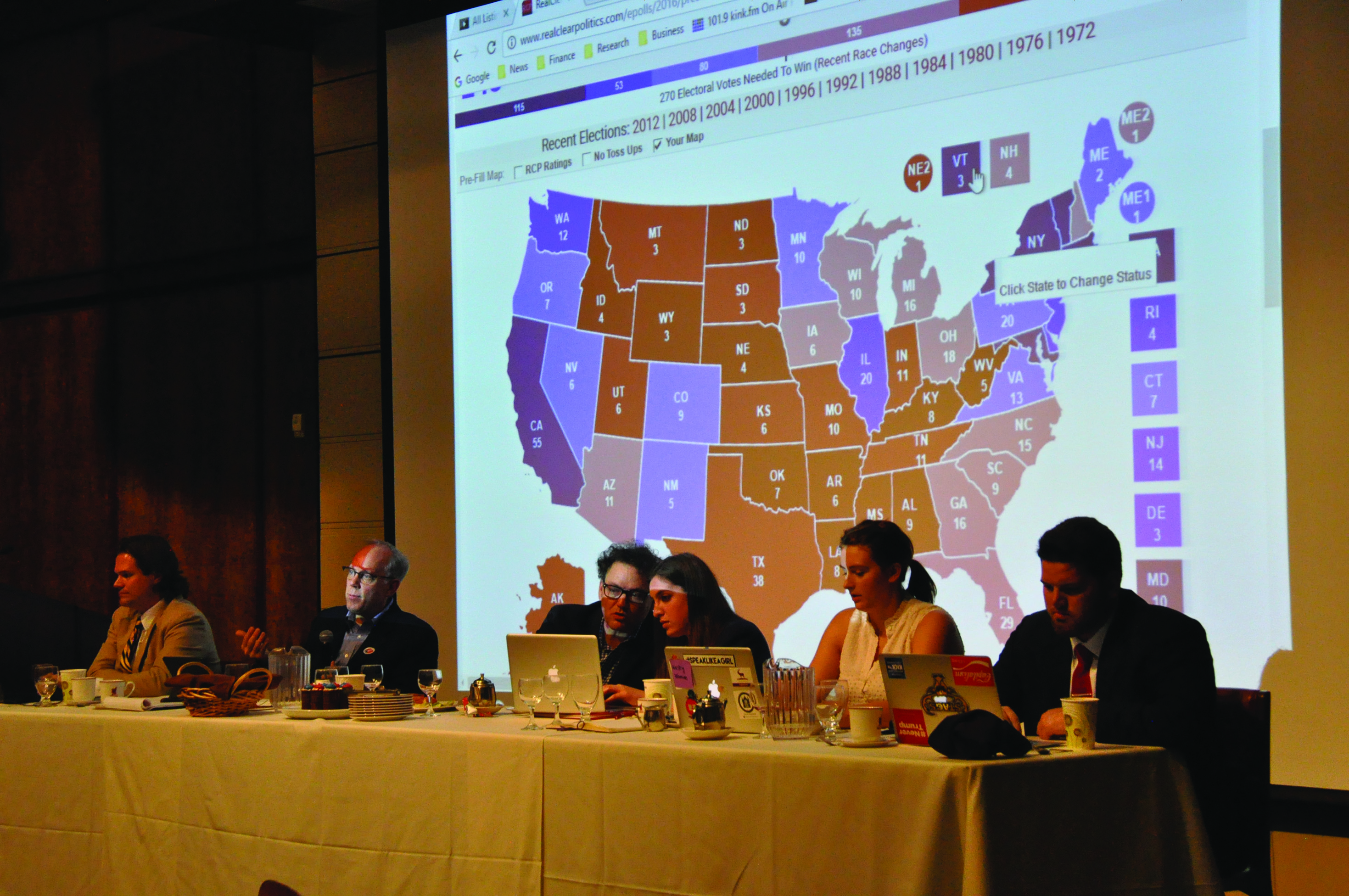Election night at CMC Athenaeum