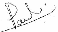 Pablo's signature