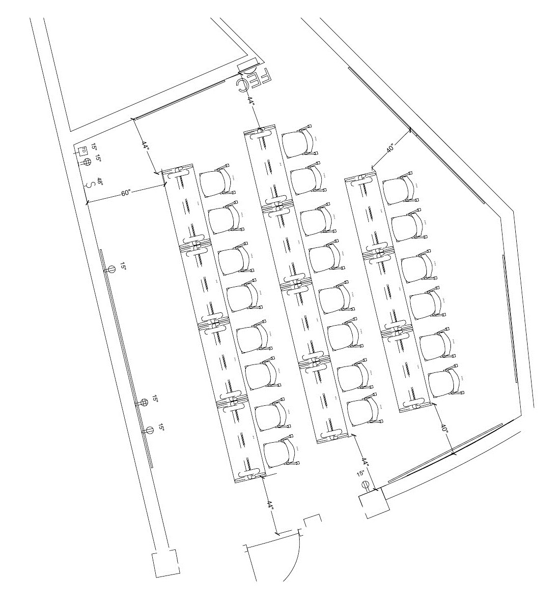 Seating chart for Bauer 2