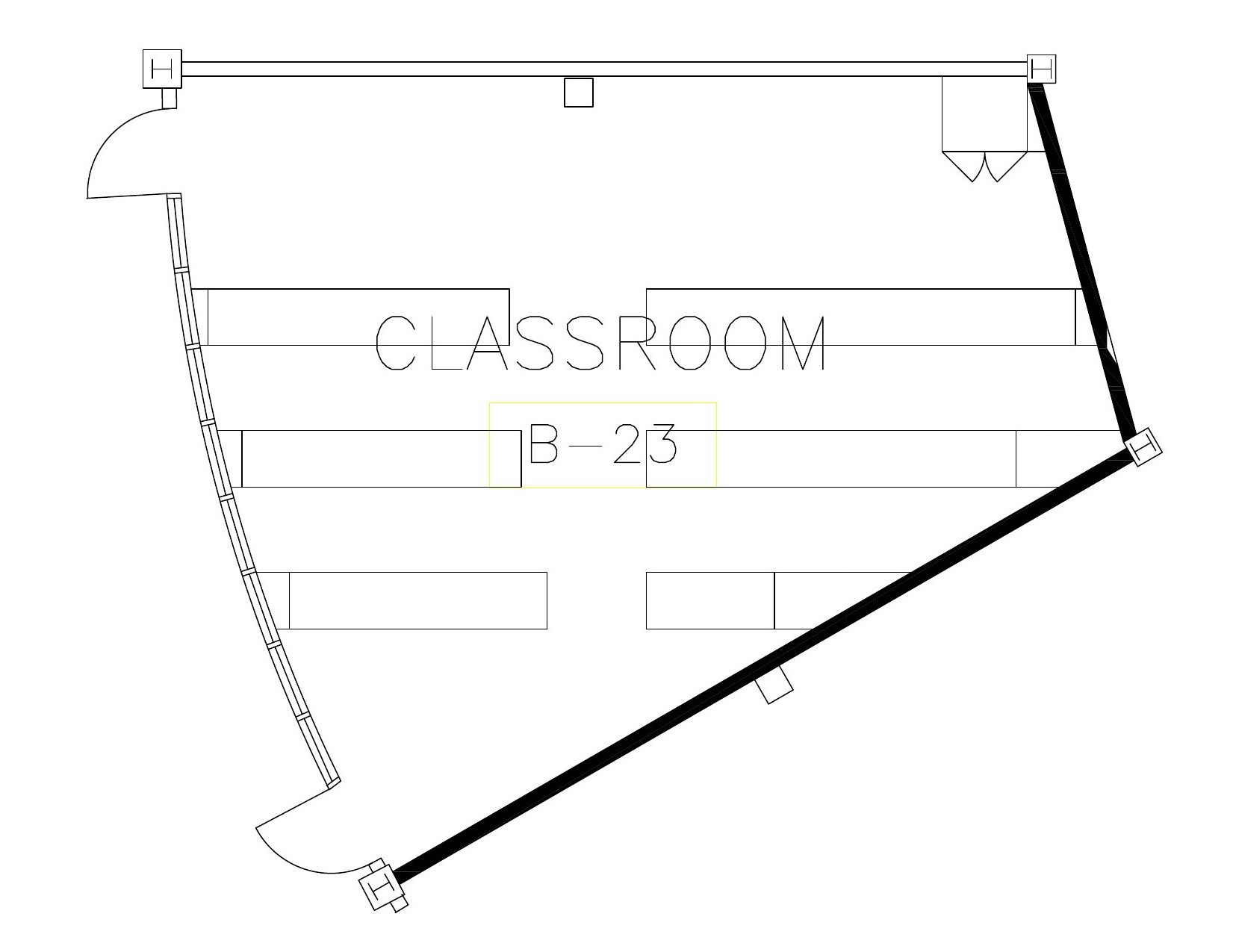 Seating chart of Bauer 23