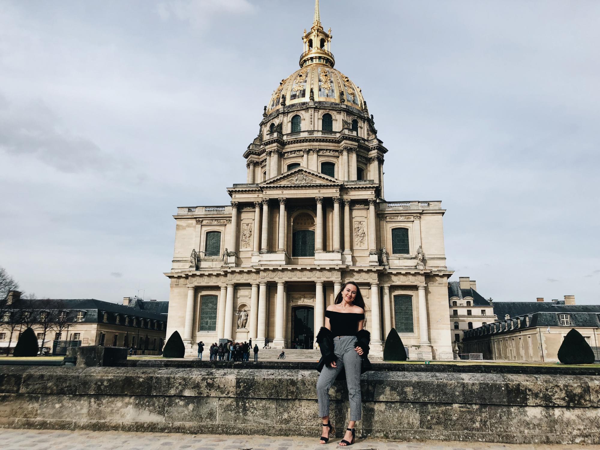 in front of Les Invalides​