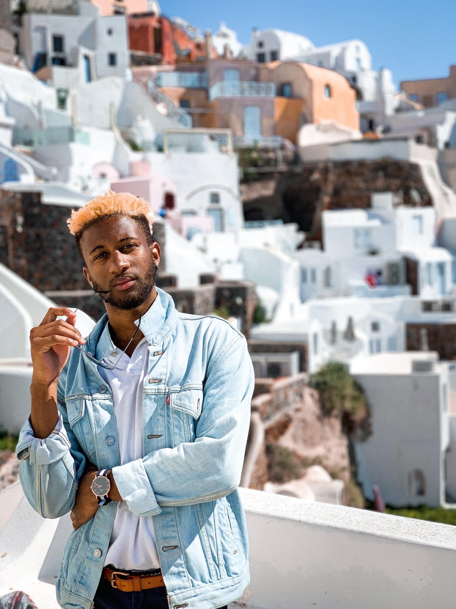 Robert in Santorini