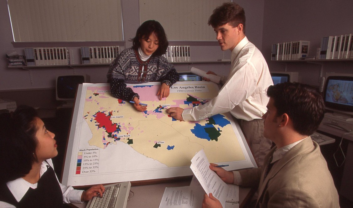 &quot;Rosies&quot; work on redistricting project in the early 90s.