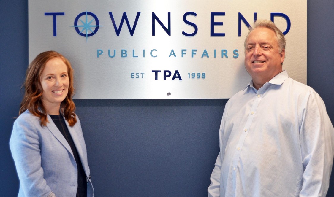 Cori Takkinen ’11 and Christopher Townsend ’82