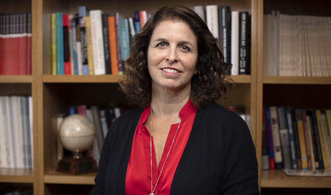 Prof. Hilary Appel in her office