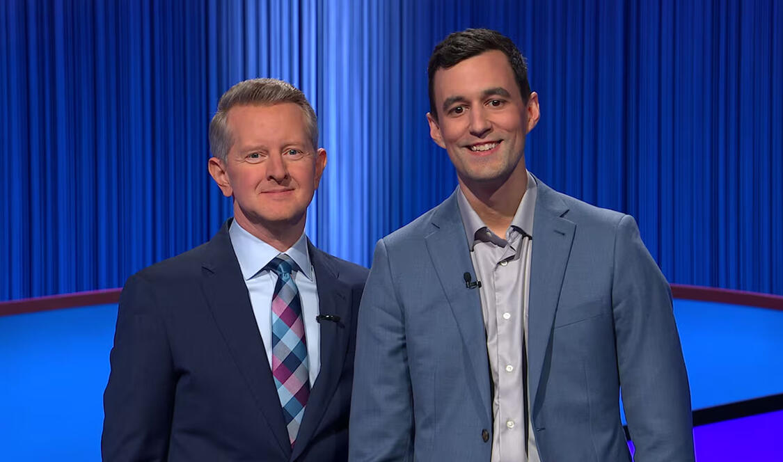 Tristan Williams '13 and Jeopardy! host