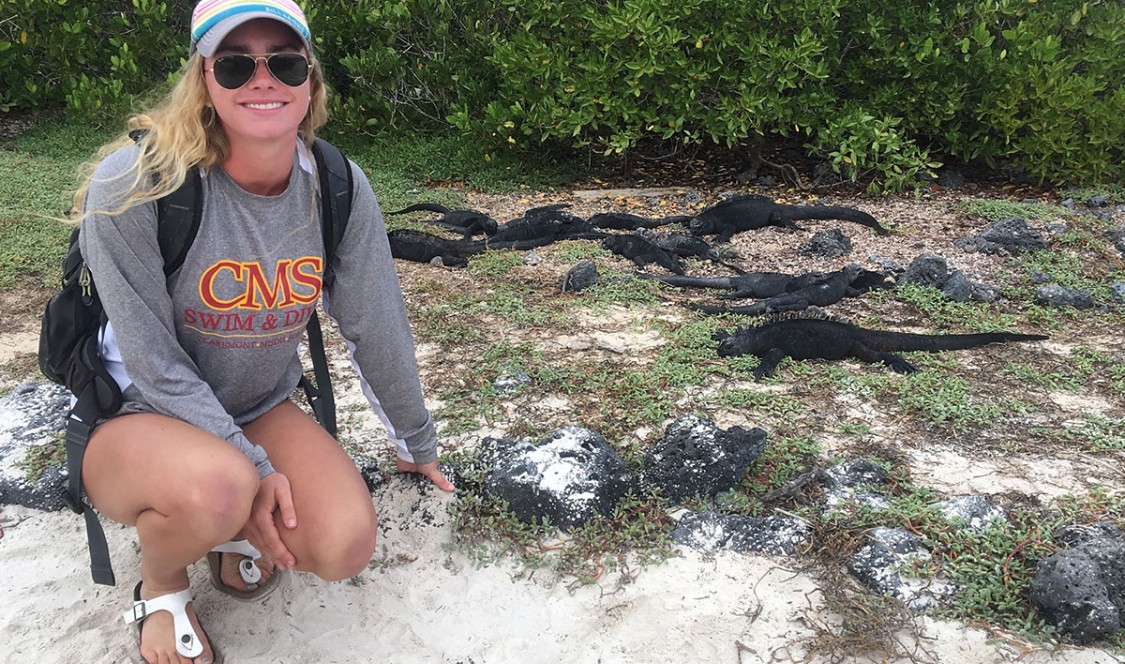 Bryn Edwards on Galapagos