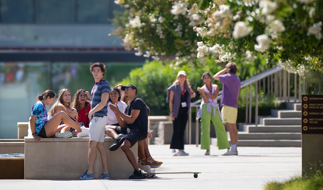 CMC students on campus