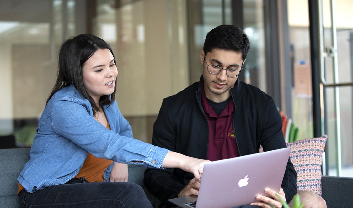 Students at the Soll Center for Student Opportunity