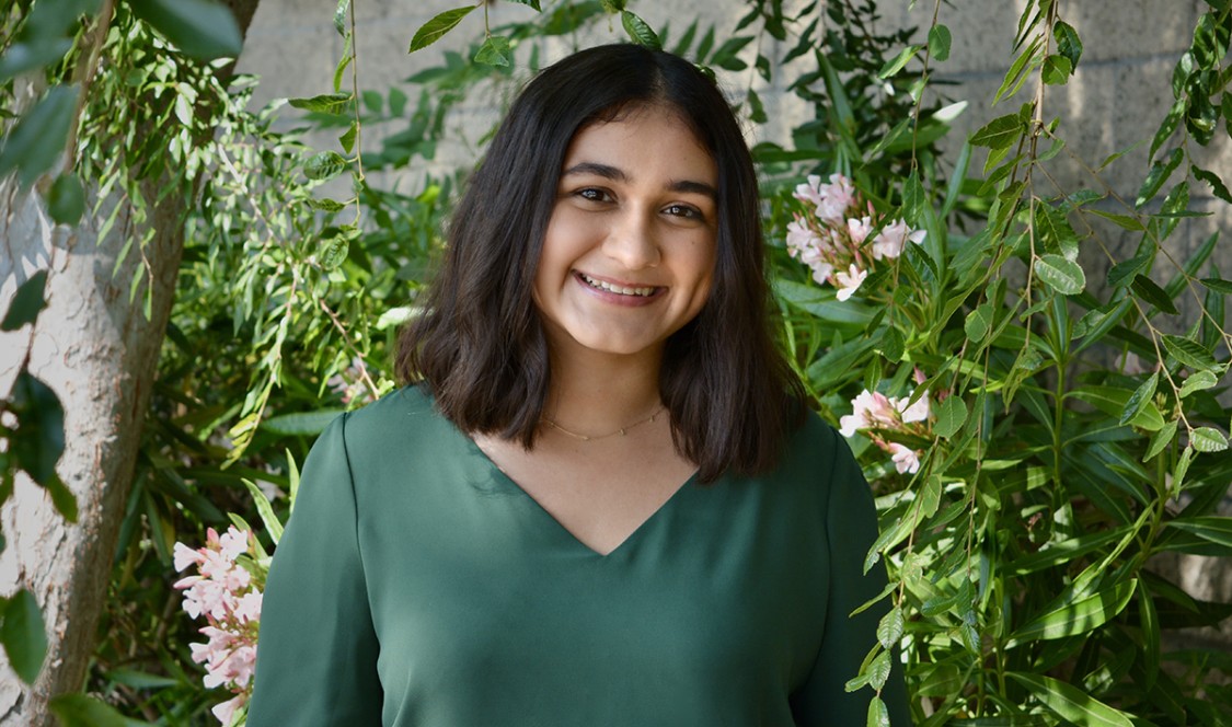 Portrait of Elena Castellanos ’21, a Luce Scholar with the Henry Luce Foundation