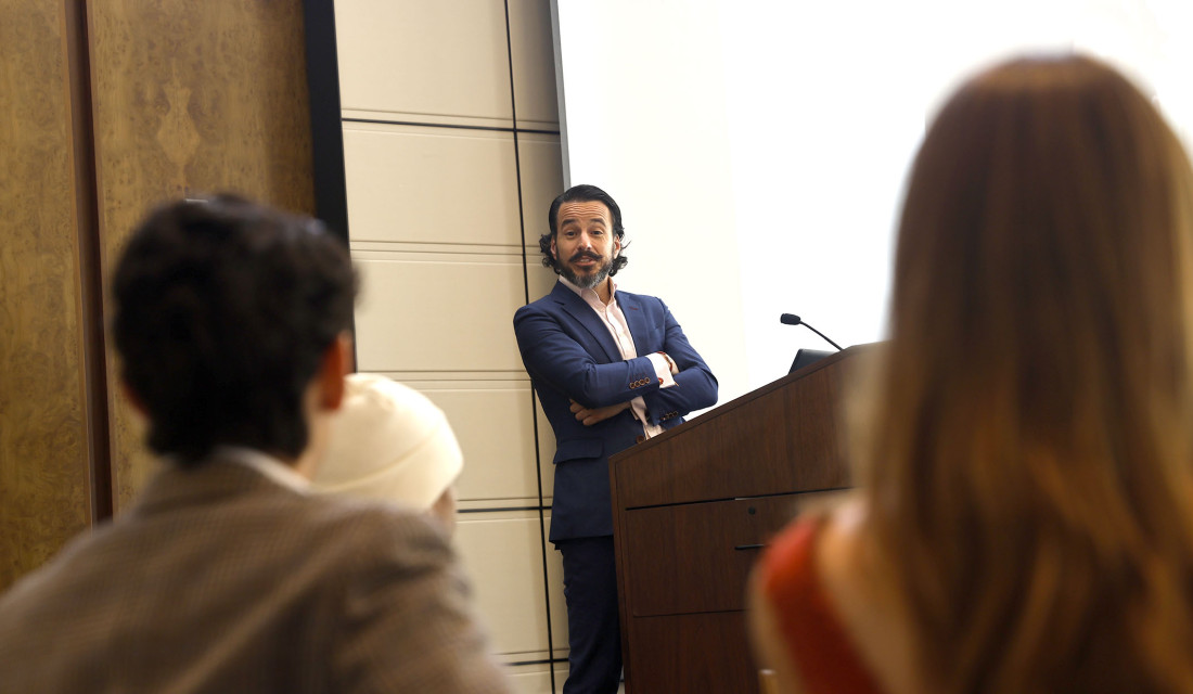 Faculty installation of Julio Garin.