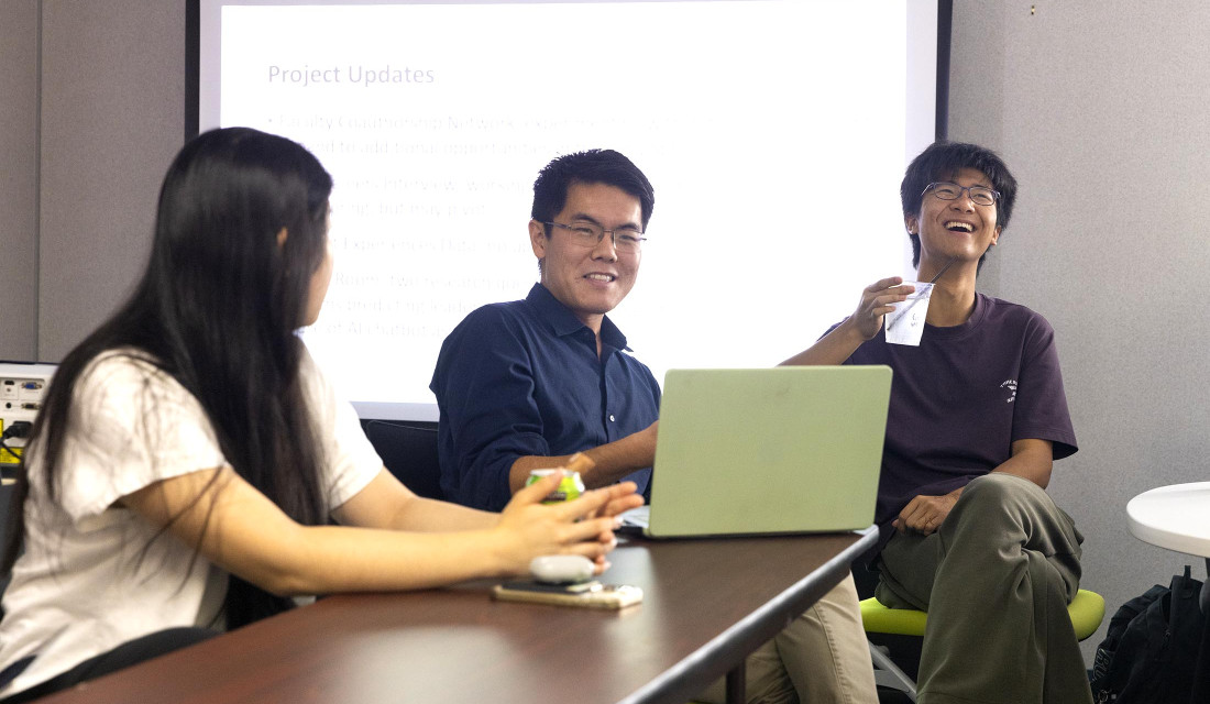 Prof. Steven Zhou and students