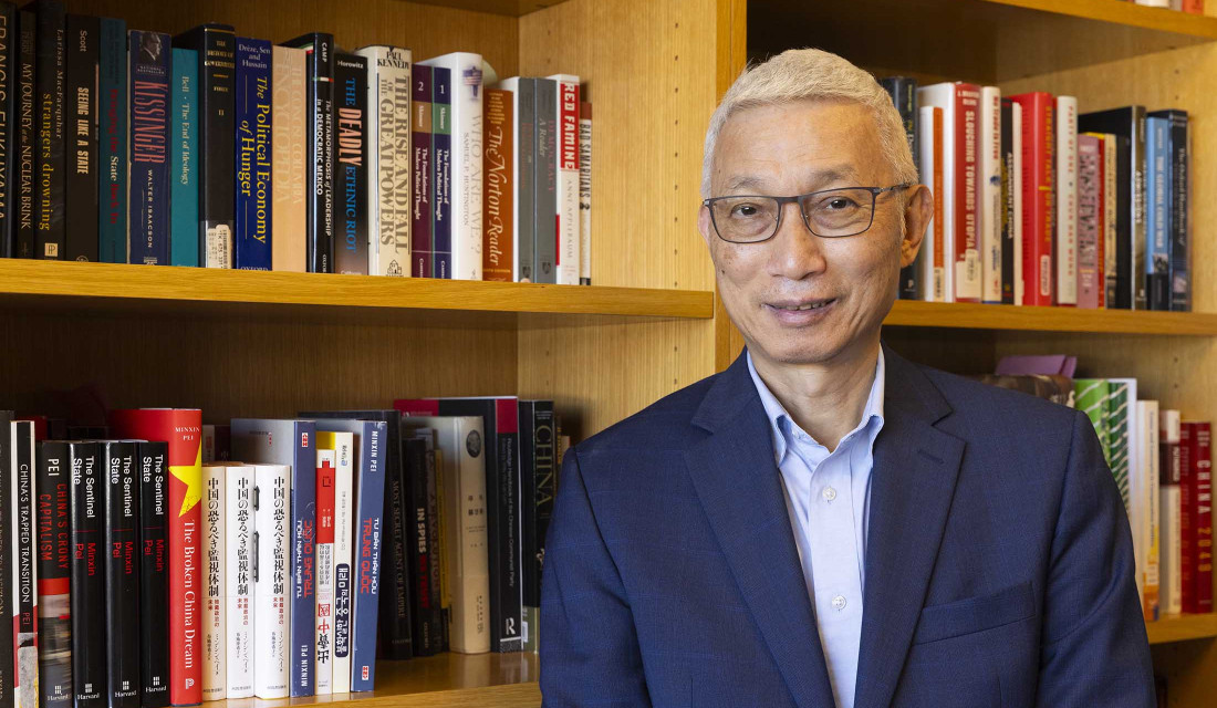 Prof. Minxin Pei in office