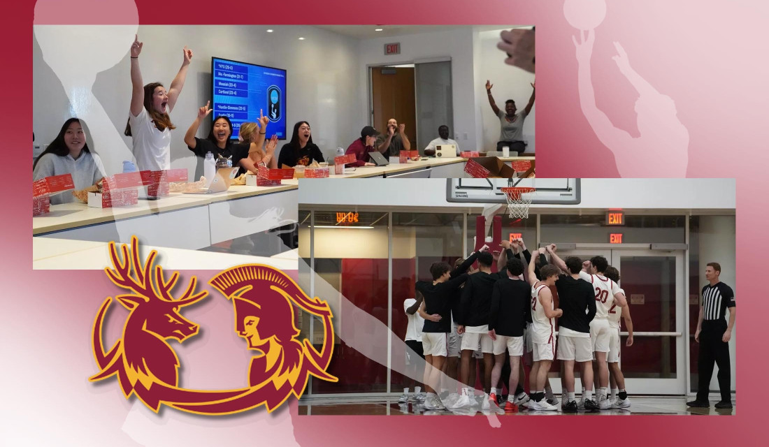 CMS women's and men's basketball teams collage