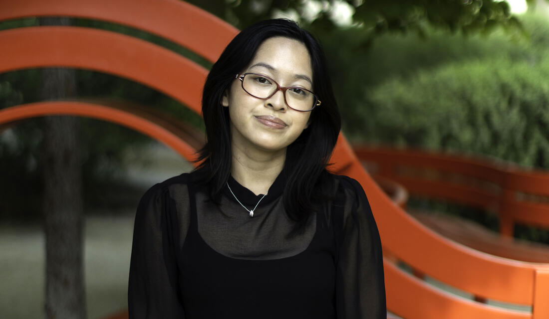 Desiree Galamgam ’26 on campus