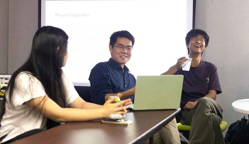 Prof. Steven Zhou and students