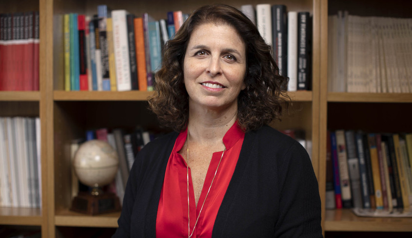 Prof. Hilary Appel in her office