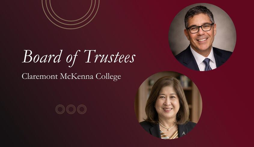 New Board of Trustees members: Jerry Bien-Willner ’97 and Lori Fujimoto P’24 P’28