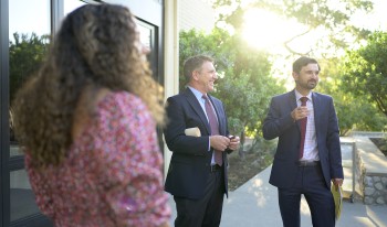 Ken Miller and Nicolas Heidorn '06