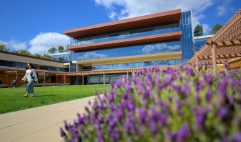 Kravis Center with foliage