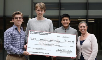 Fredrik Linder, Wylie Makovsky, Tyler Chen and Michelle Chamberlain
