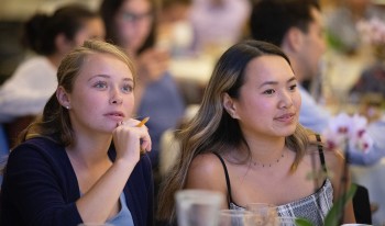 Students at Ath event