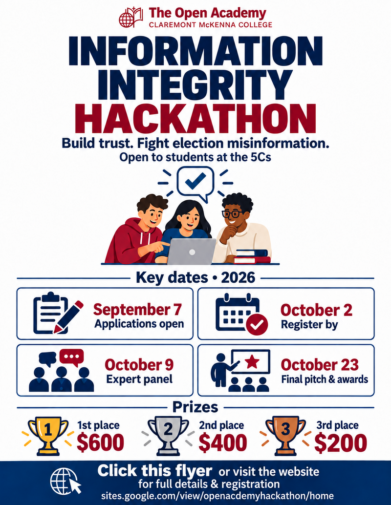 accessible Hackathon flyer