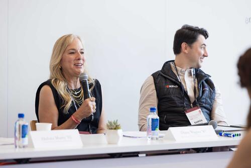 Panelists speak at one of many themed sessions at CMC Leads: The Summit