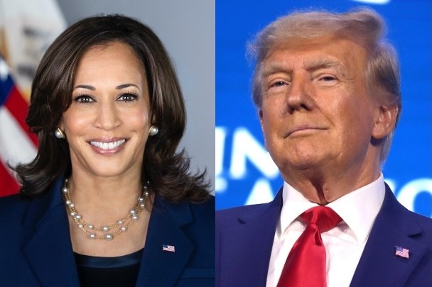Harris and Trump